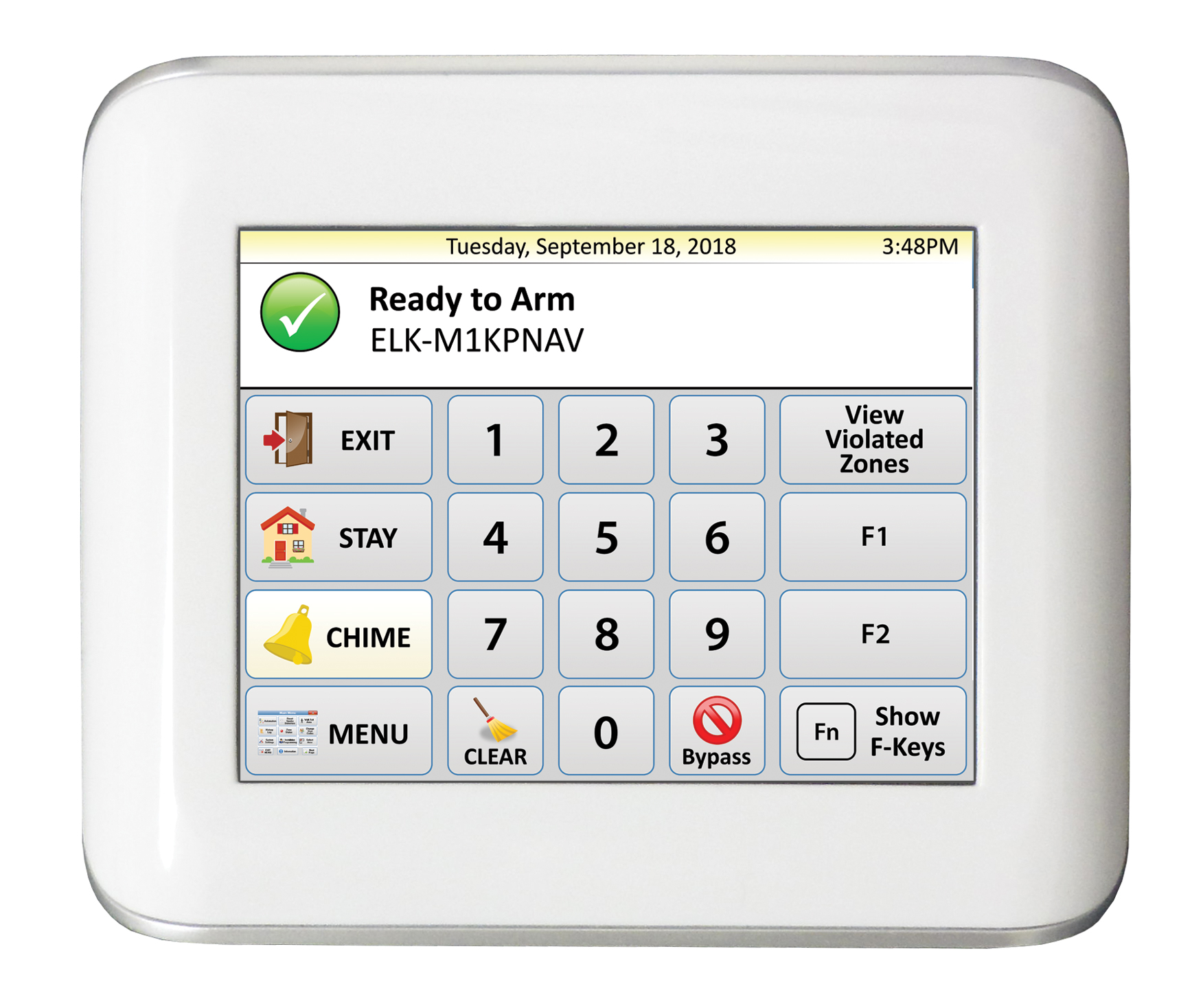3.5" Navigator Touchscreen Keypad ELK Products