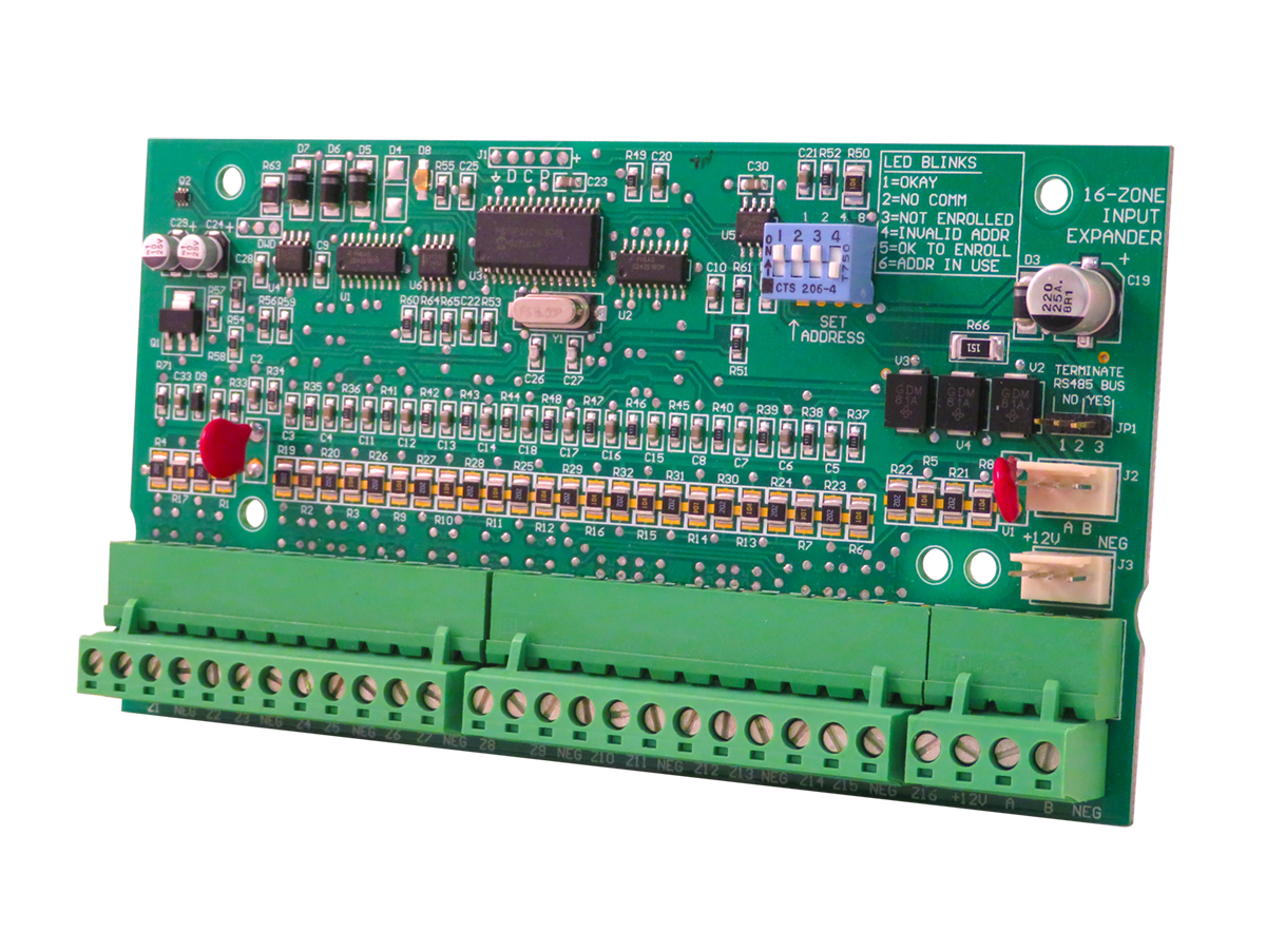 Elk M1 16-Zone Alarm Input Expander EOL resistor supervised M1XIN