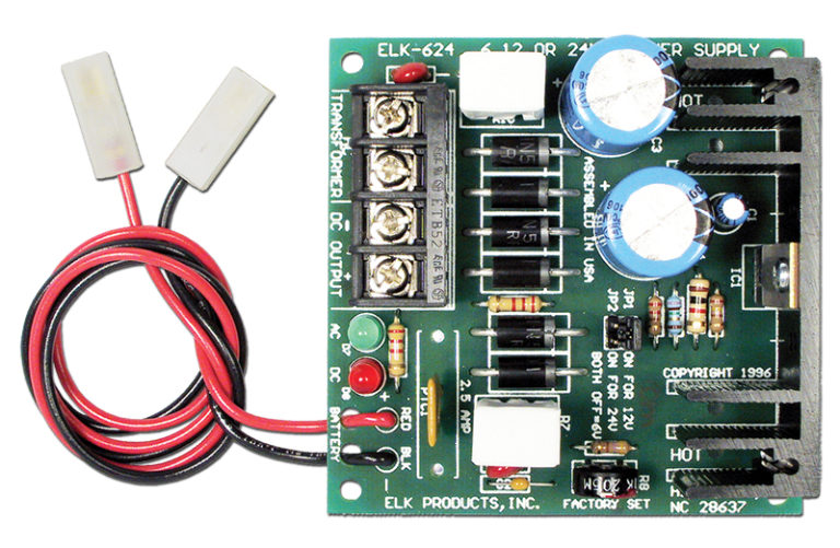 6 , 12 , or 24 Volt DC Power Supply & Battery Charger ELK Products